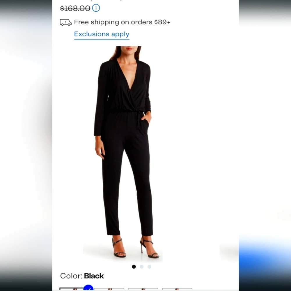 Black jumpsuit NWT
